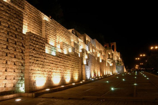 The Lighting On The Walls Of The Tomb Of Khwaju