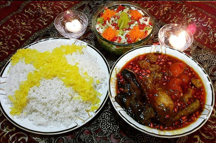 Gheimeh Stew With Eggplant