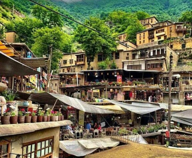 Masuleh Village In Iran