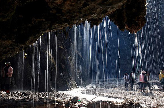 Kaboudwall Waterfall In Golestan Province