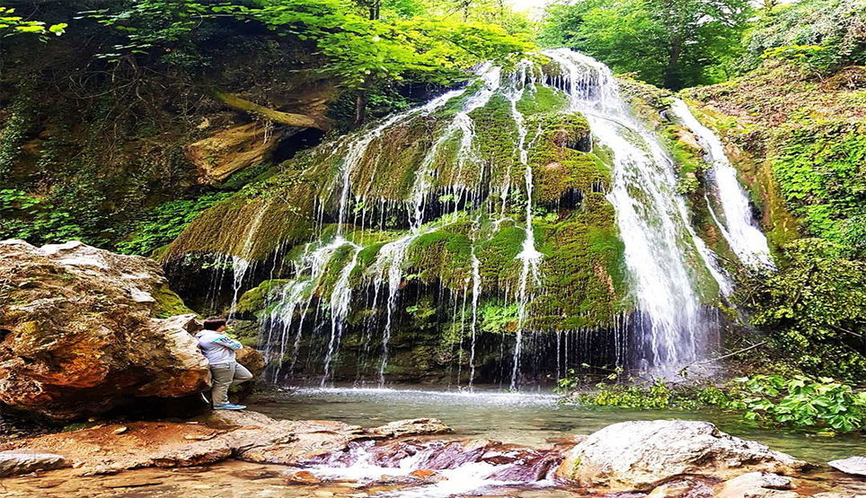 آبشار کبودوال در استان گلستان