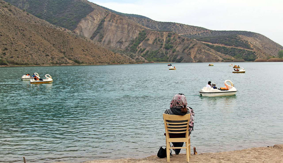 Pedal Boats On This Lake