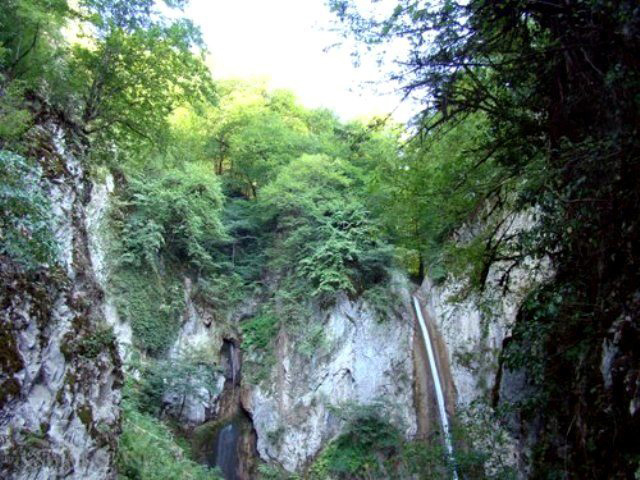 Waterfall In The Ziarat Village Of Gorgan