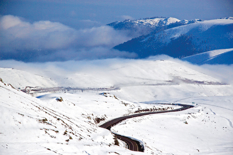 The Snowy Road Of Asalem