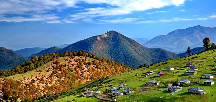 Cottages On The Road From Asalem To Khalkhal