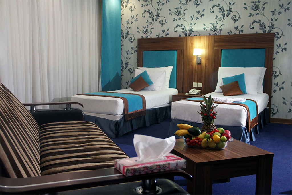 اتاق‌های هتل پارسیان شیراز