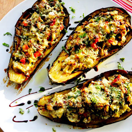 Stuffed Eggplant