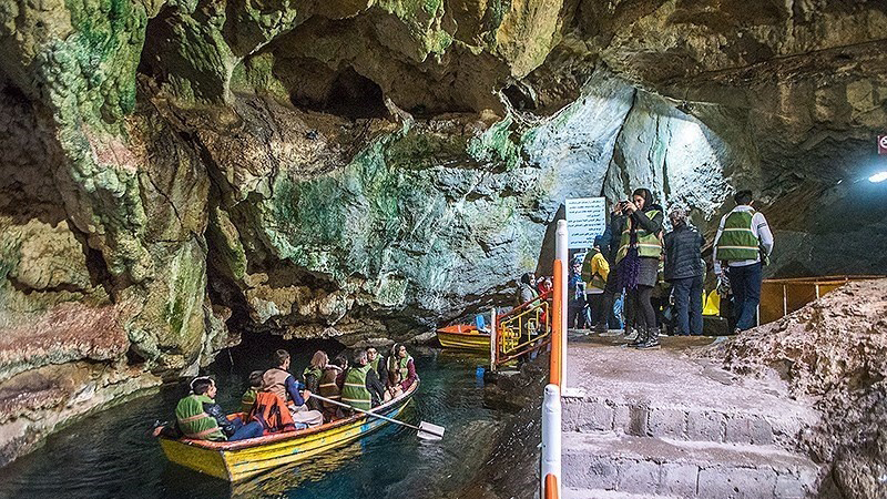 Boats In Saholan Cave