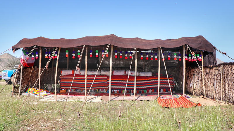 Black Nomadic Tent