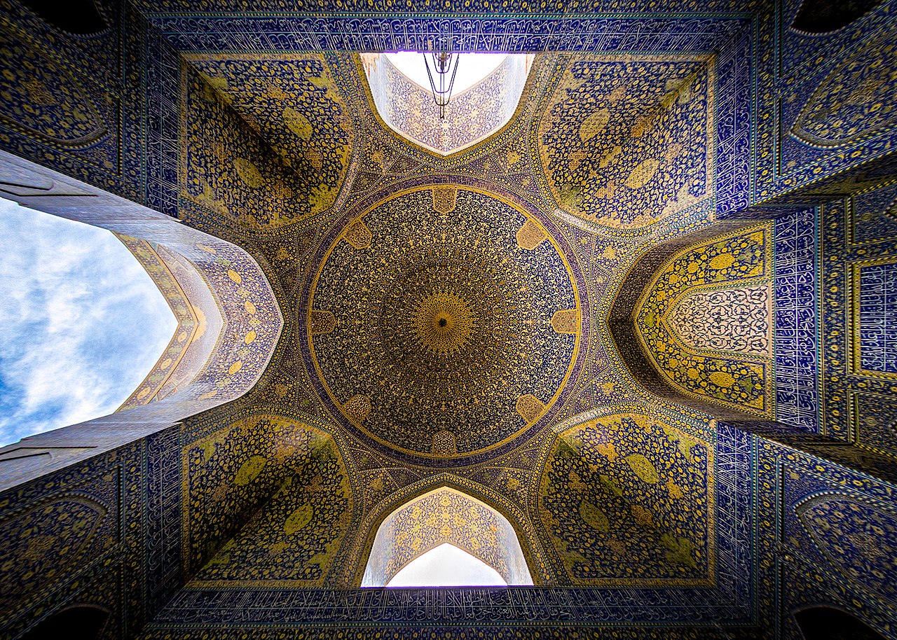 کاشی‌کاری مسجد جامع یا مسجد شاه در اصفهان