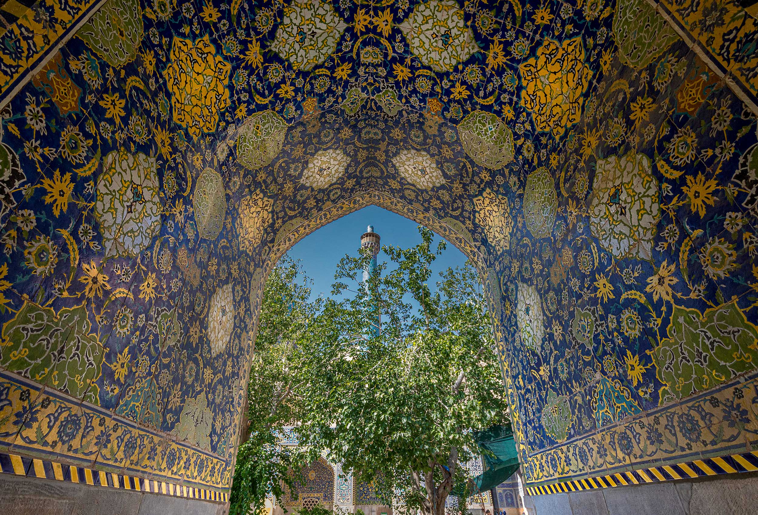 دالان ورودی در مسجد امام اصفهان